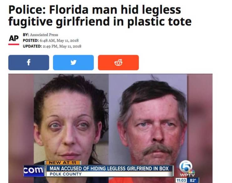 Florida Man And Florida Woman Are Never Silent