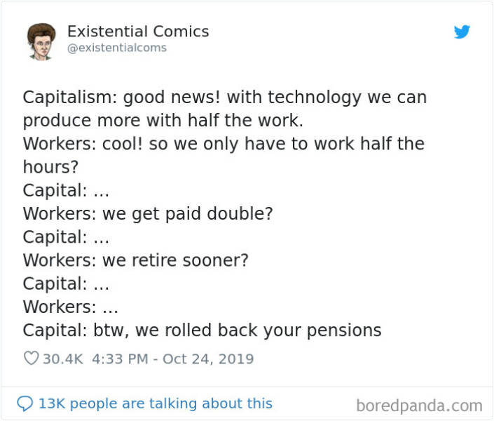 Tweets Versus Capitalism