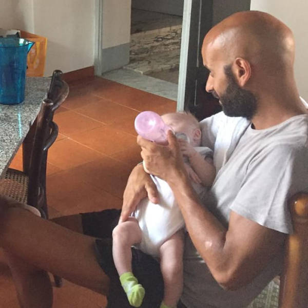 Italian Single Dad Adopts A Girl With Down Syndrome