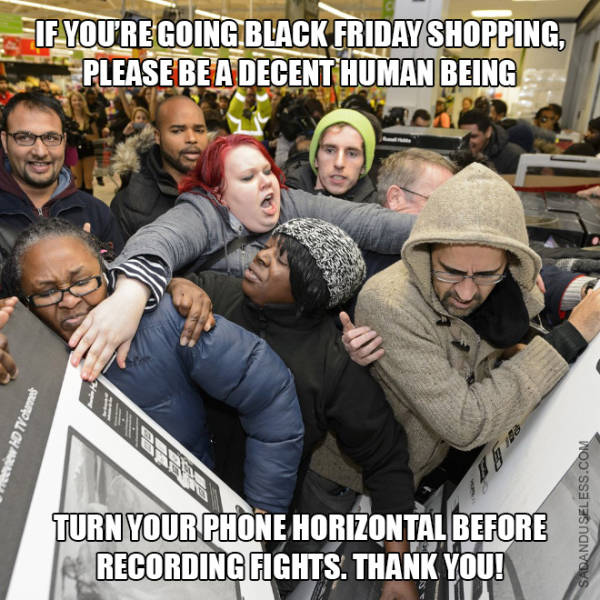 Don’t Kill Each Other Over These Black Friday Memes!