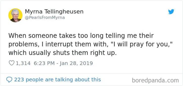 Myrna Is A “Real” Twitter Granny, Who Is Always Ready To Dish Out Some Wisdom