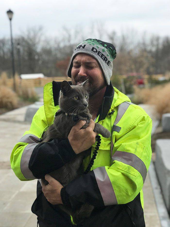 Truck Driver Finally Finds His Missing Cat After Months Of Searching