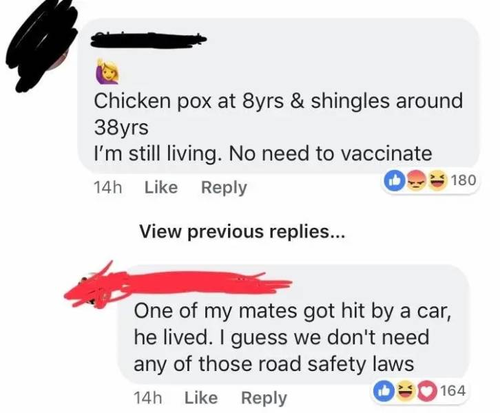 Things Anti-Vaxxers Say