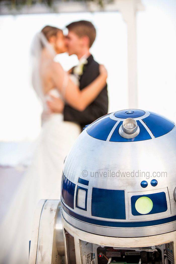 Force Was Very Much With This Couple On The Day Of Their Wedding