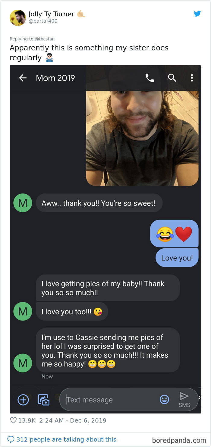 Send Your Selfie To Your Mom Without Context And Wait For Her Response