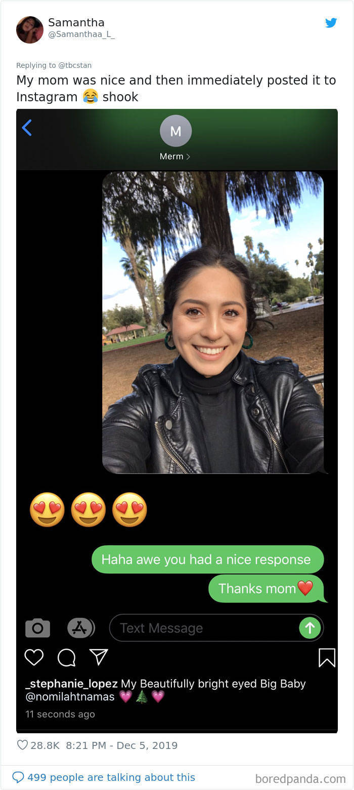 Send Your Selfie To Your Mom Without Context And Wait For Her Response