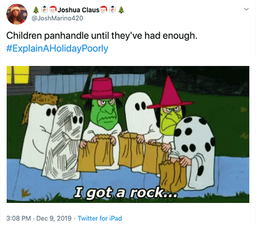 Very Poorly Explained Holidays, Indeed…