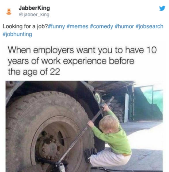 Do You Have Experience In Job Hunting Memes, At Least?
