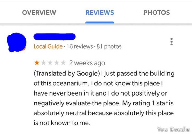 These Reviews Are Just… Wow