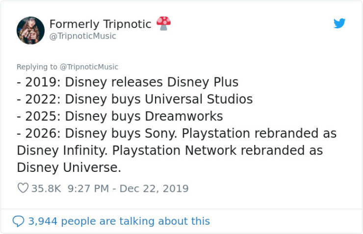 Guy Writes Disney’s Timeline From 1995 All The Way To 2100