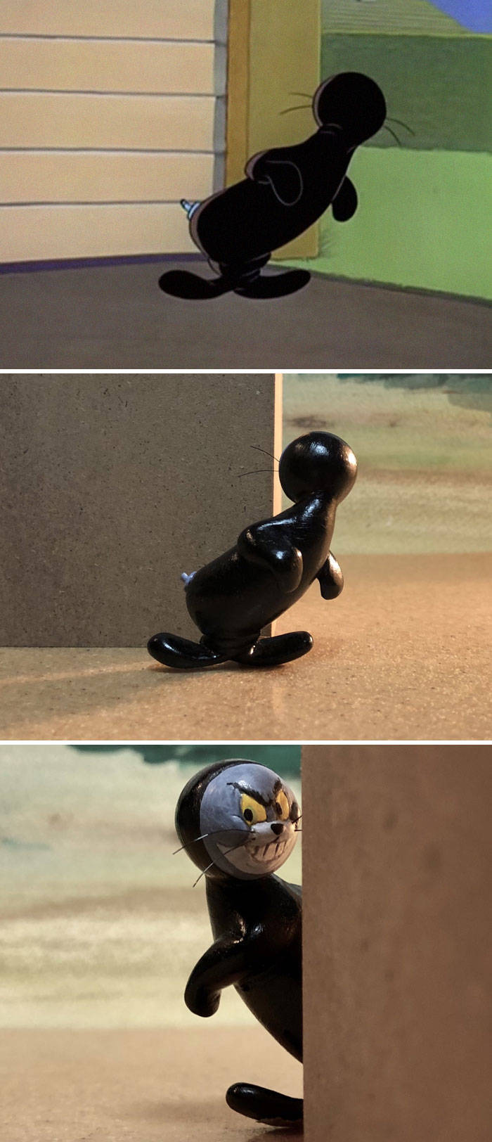 Japanese Artist Turns Memorable “Tom And Jerry” Scenes Into Real Sculptures