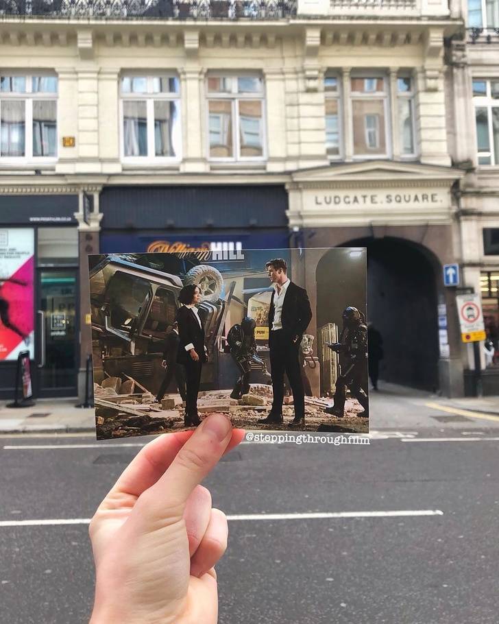 Photographer Inserts Movie Scenes Into Their Real-Life Locations