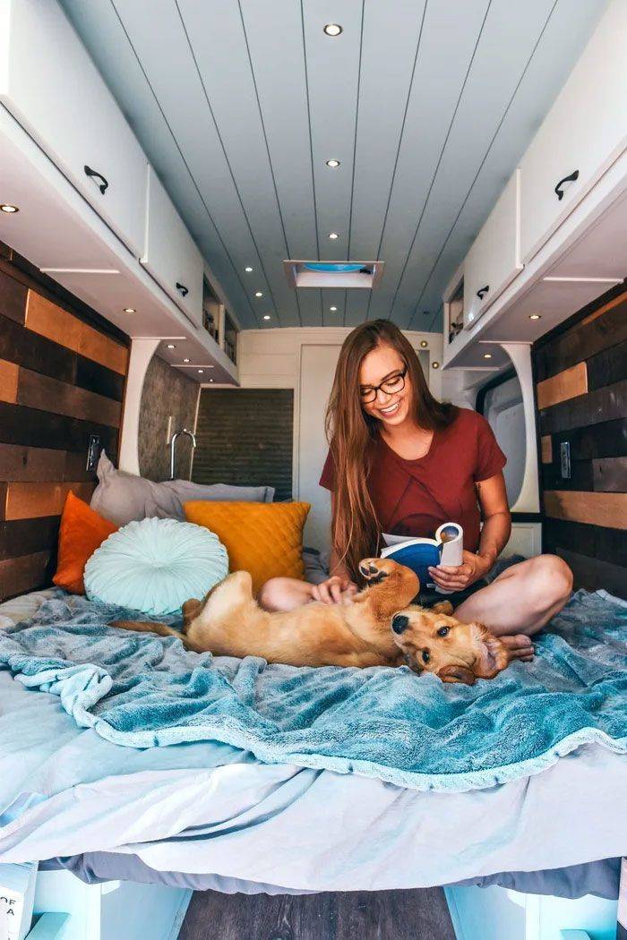 Girl Transforms Her Life To Travel With Her Dog And Live In A Van