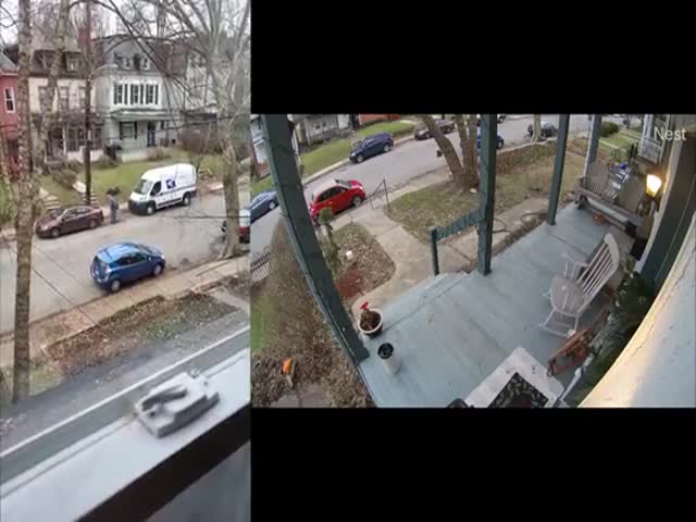 How USPS Delivery Man Treats A Package…