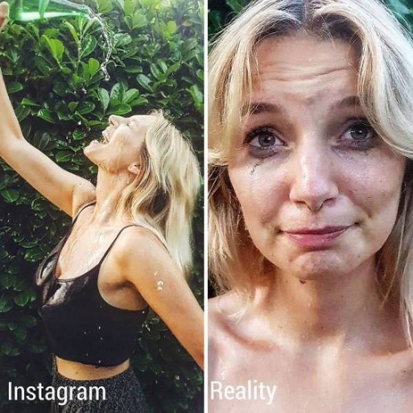 Girl Shows What Happens Behind The Scenes Of All Those Perfect Social Media Pictures