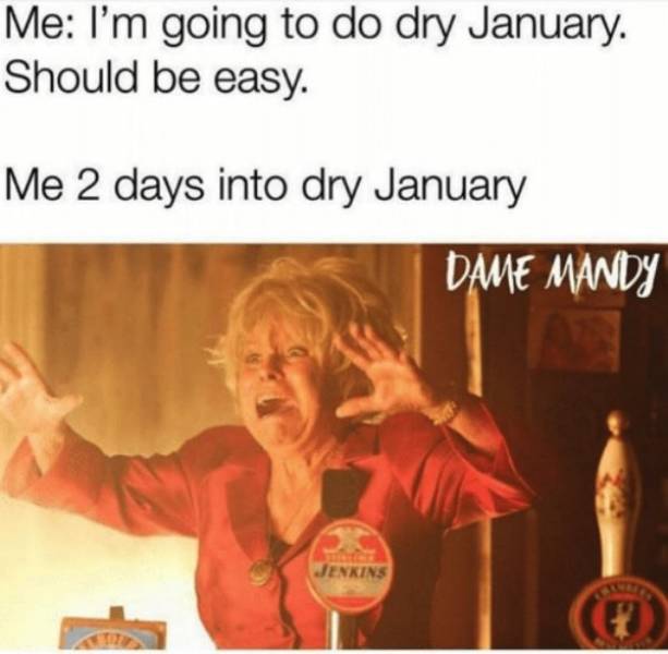 Good Luck Memes For Dry January (30 pics) 