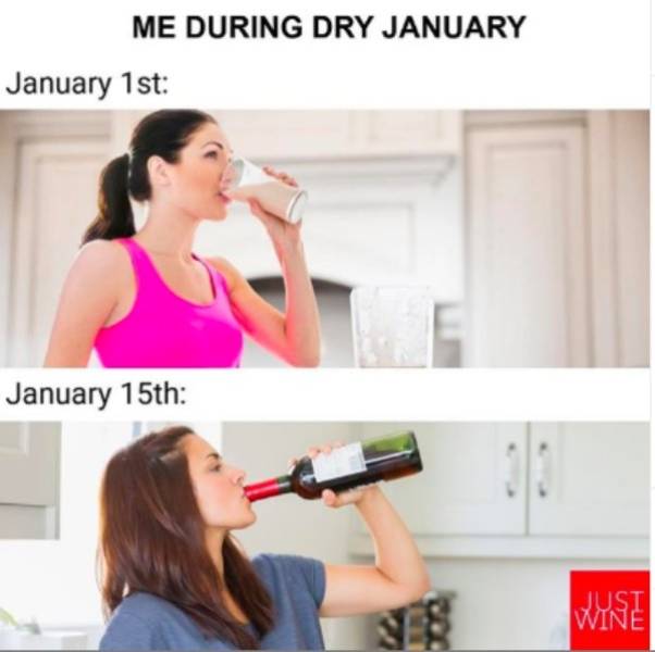 Good Luck Memes For Dry January