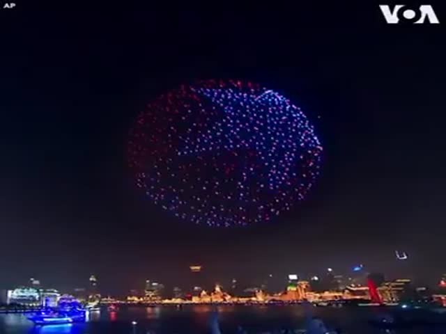 Who Needs Fireworks? Shanghai Has Drones!