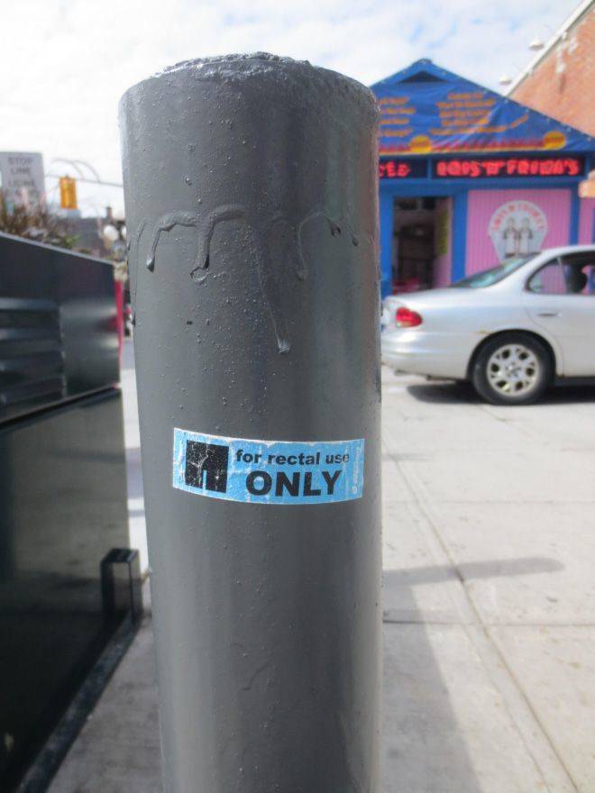 “For Rectal Use Only” Stickers Make Everything Better!