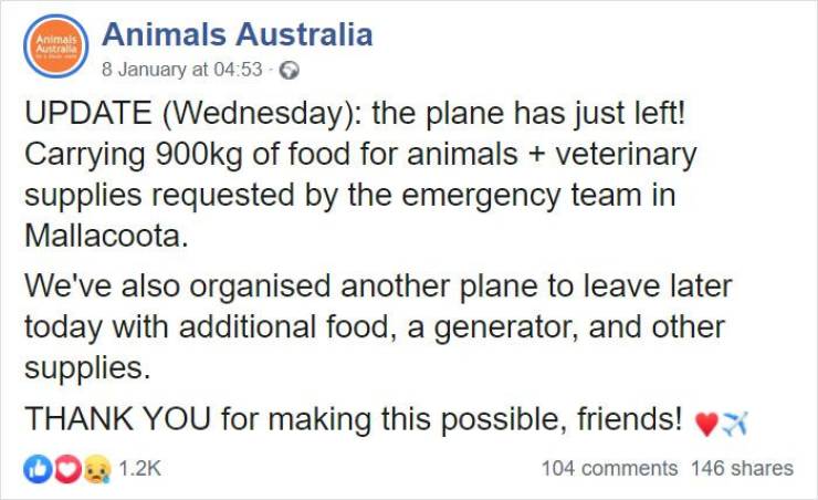 Vegetables For Starving Australian Animals!