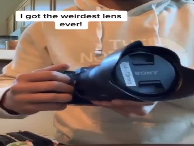 That’s A Weird Lens…