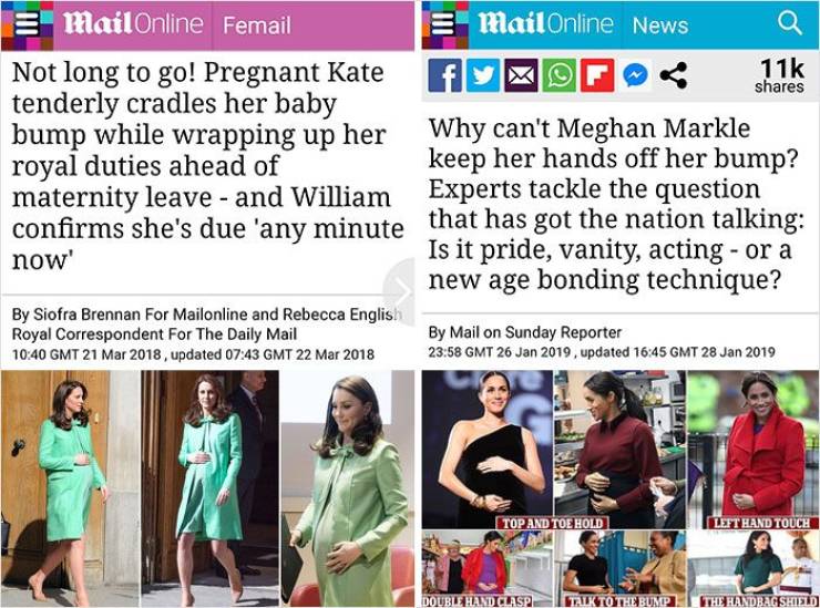 Radical Double Standards In How British Media Treated Kate Middleton Vs. Meghan Markle