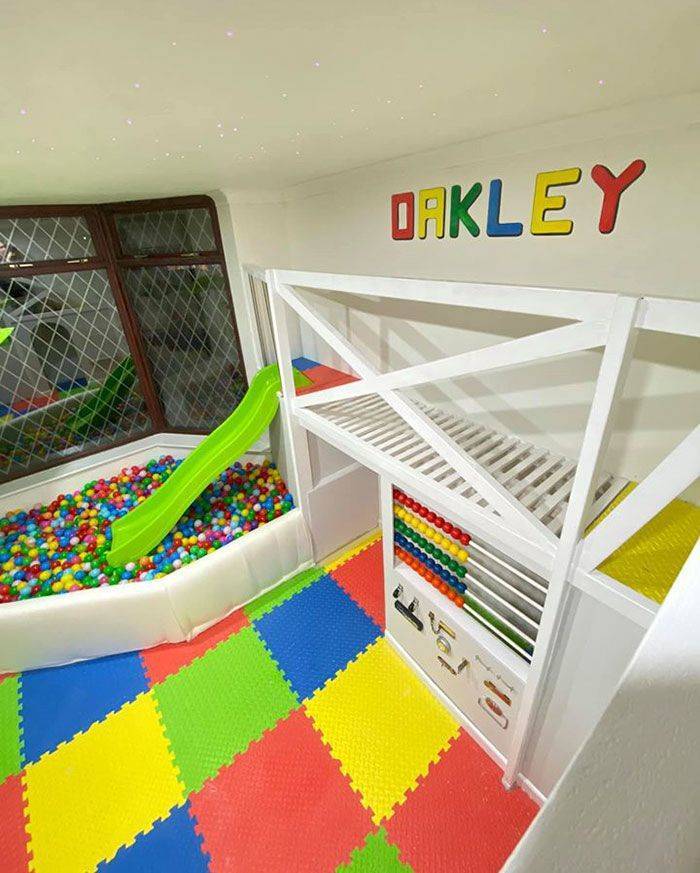 This Playroom Was Built Entirely By A Dad For His Son