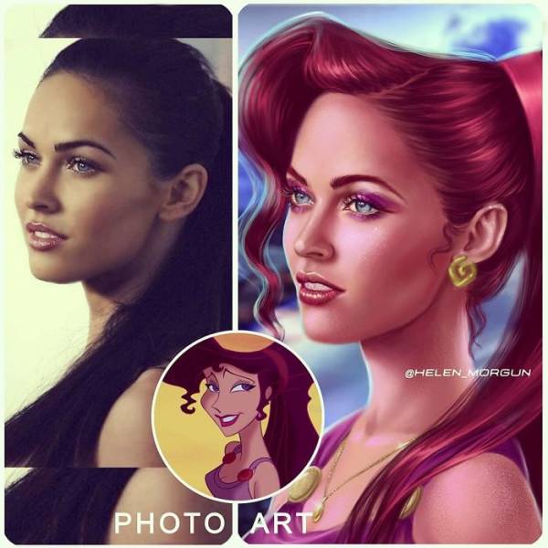 What If Celebs Looked Like Disney Characters?