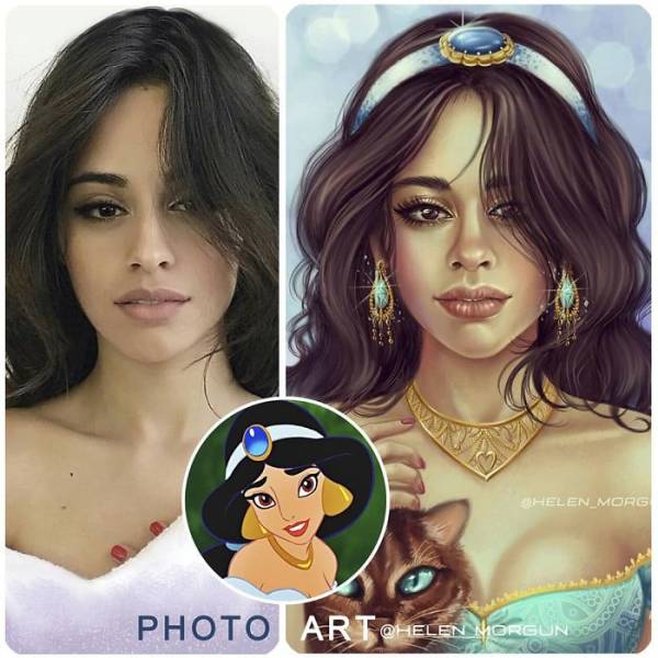 What If Celebs Looked Like Disney Characters?