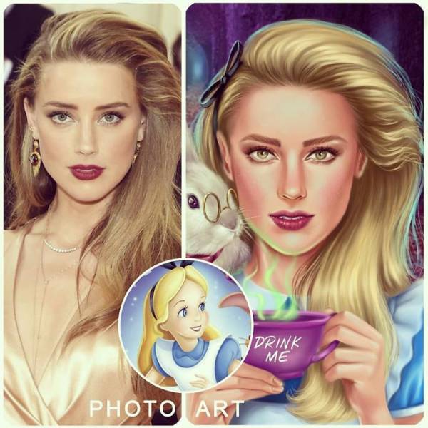 What If Celebs Looked Like Disney Characters?
