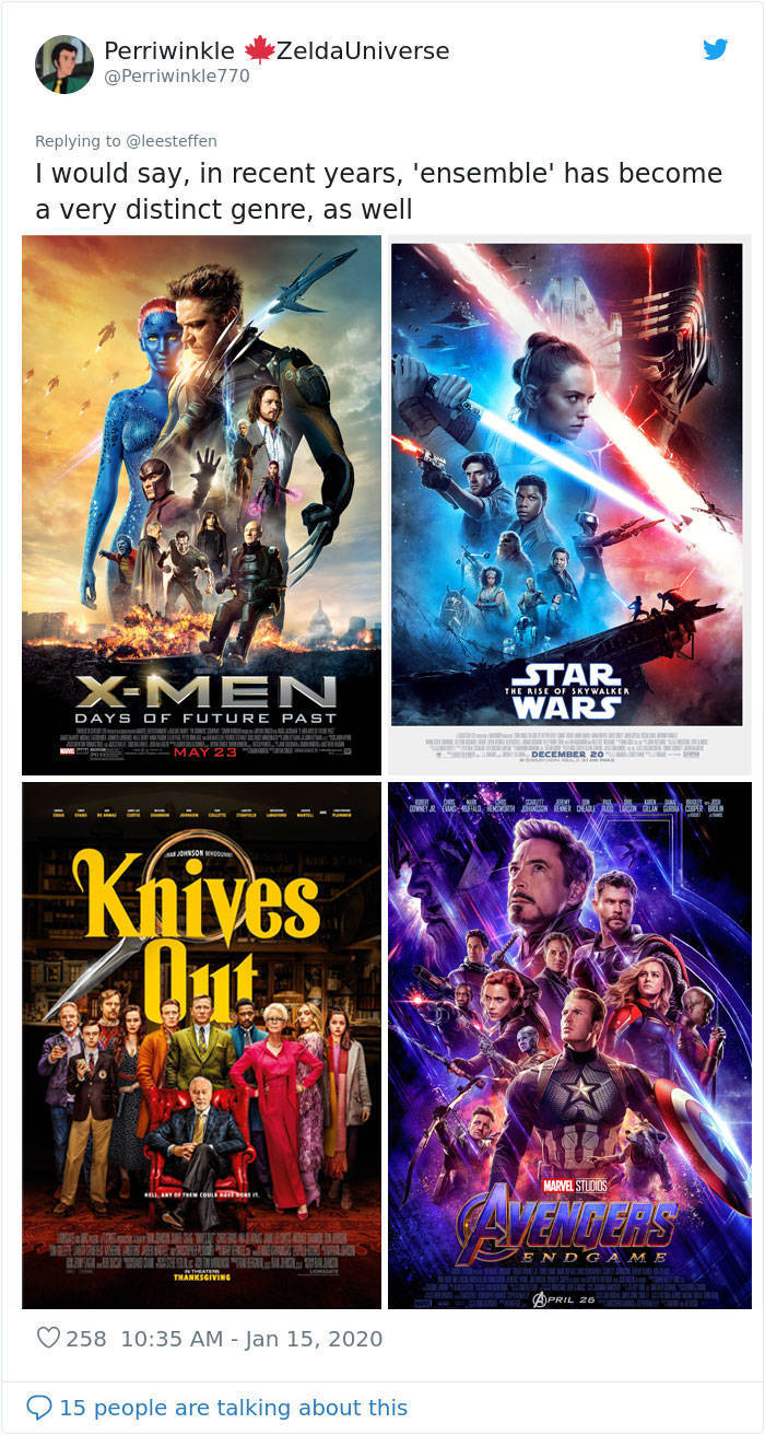 All Movie Posters Fall In The Same Categories…