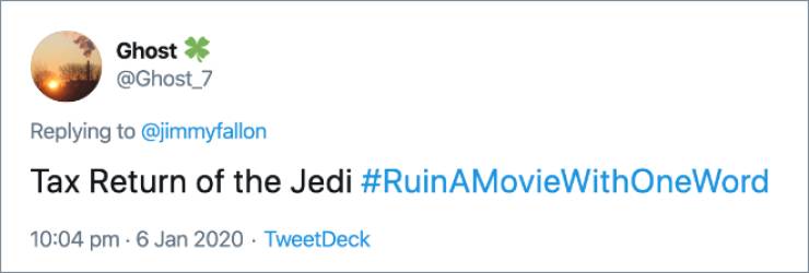 Can You Ruin A Movie Title With A Single Word?