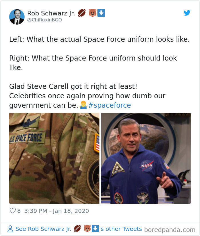 People Don’t Like New Space Force Uniforms…