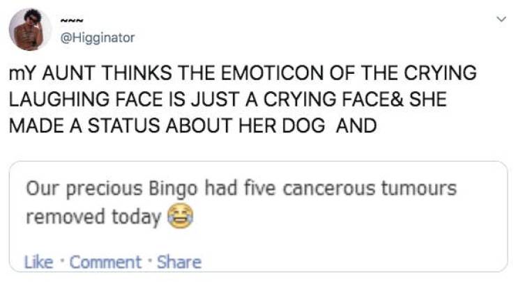 Old People Need To Learn What That “Crying” Emote Really Means…