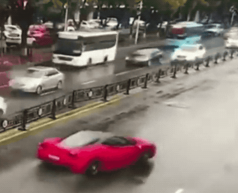 Woman Takes A $300 Thousand Ferrari On A Test Ride, See The Rest For Yourself…