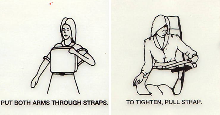 Who Draws These Flight Safety Cards?!