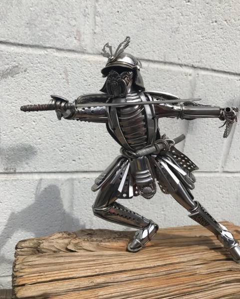These Recycled Silverware Sculptures Are Fantastic!