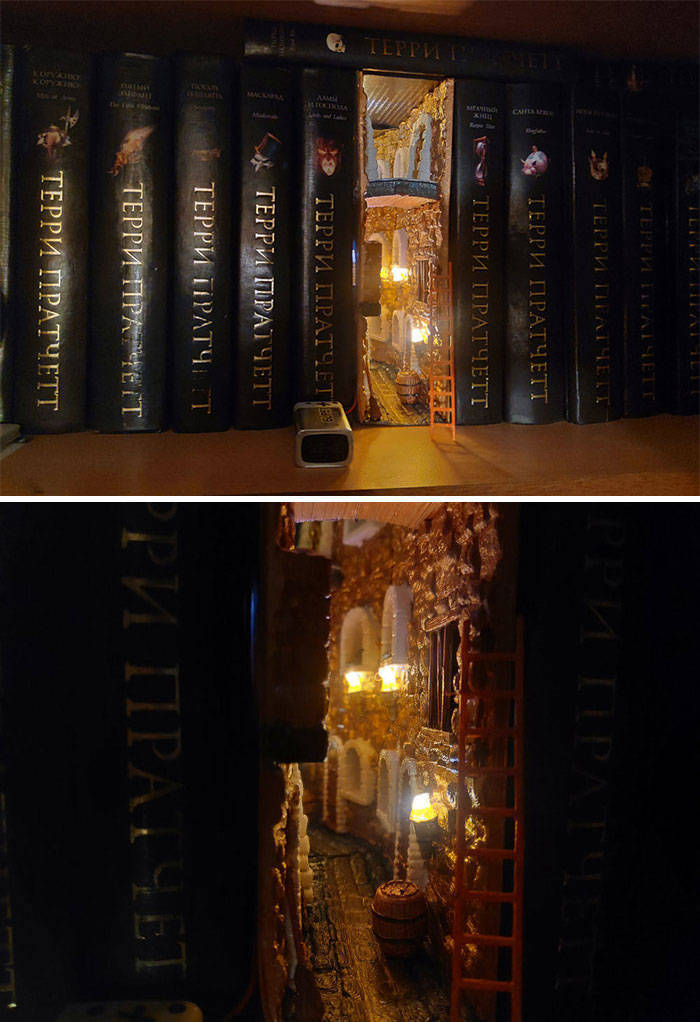 Bookshelf Inserts Are Like Tiny Little Worlds!