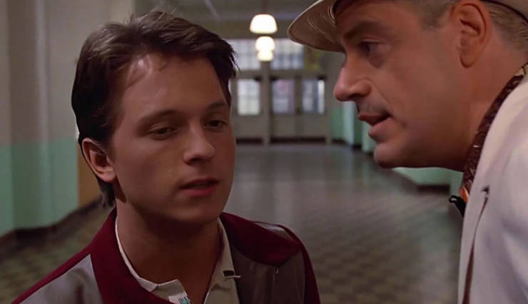 If Robert Downey Jr. And Tom Holland Were In “Back To The Future”