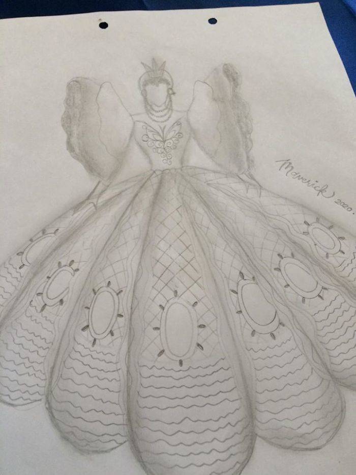 Family Can Not Afford A Prom Dress For Their Daughter, Brother Just Makes A Unique One