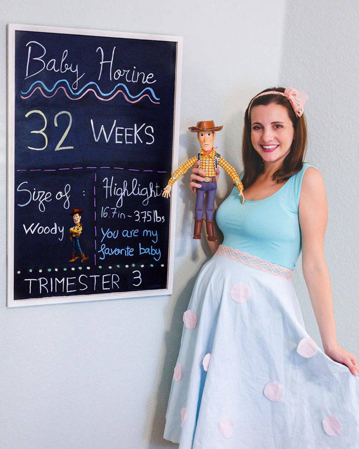 For Every Week Of Her Pregnancy, This Woman Has A New Costume