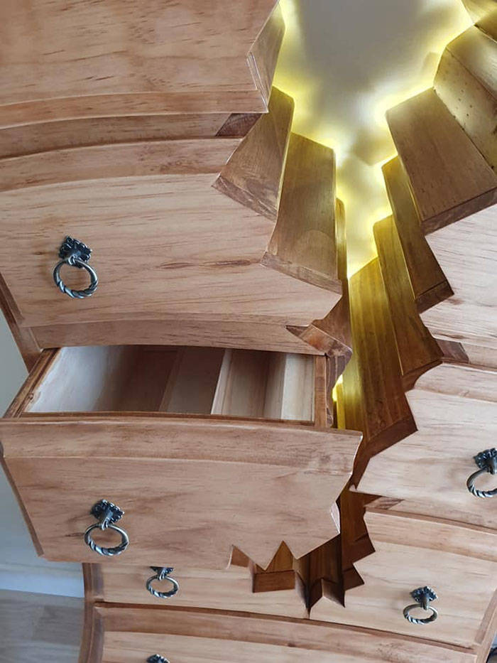 Retired Woodworker Creates Surreal Furniture From Fairy Tales
