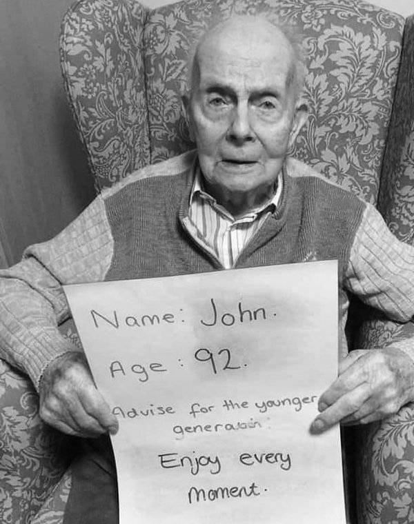 Elderly People Share Simple Truths For The Younger Generation