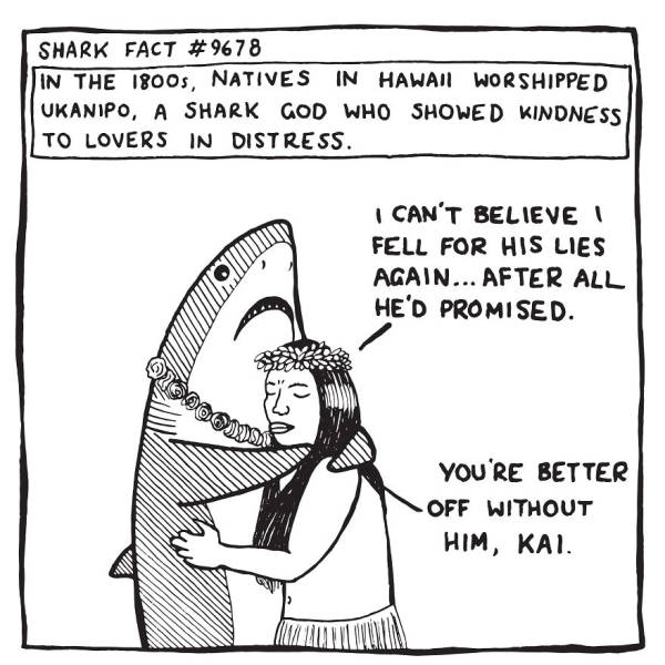 These Comics Give Us Funny Insights Into Shark Lives