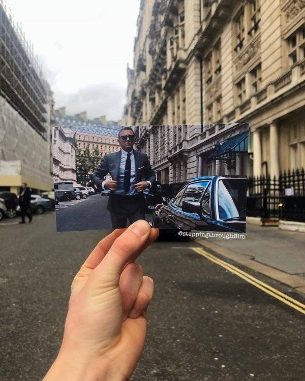 Iconic Movie Scenes Combined With Their Real-Life Locations