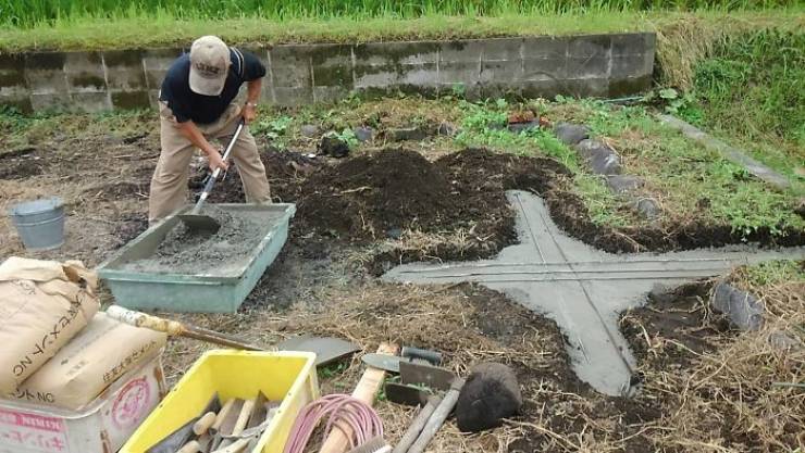 Japanese Elderly Couple Creates A Real-Life Version Of Totoro Bus Stop