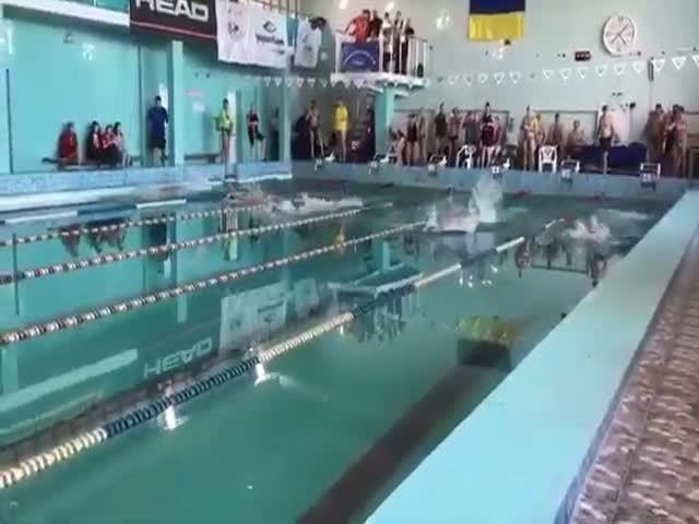 This Swimming Competition Looks Different…