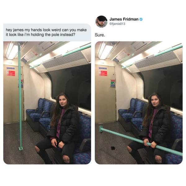 James Fridman Never Stops With The Photoshop Trolling…