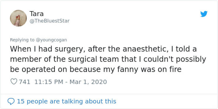 People Didn’t Expect Anesthesia To Kick In That Fast…
