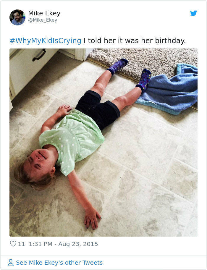 Kids Don’t Need A Good Reason To Cry